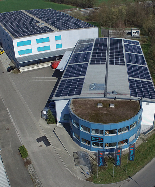 Nachhaltige Produktion Minergie Solaranlage